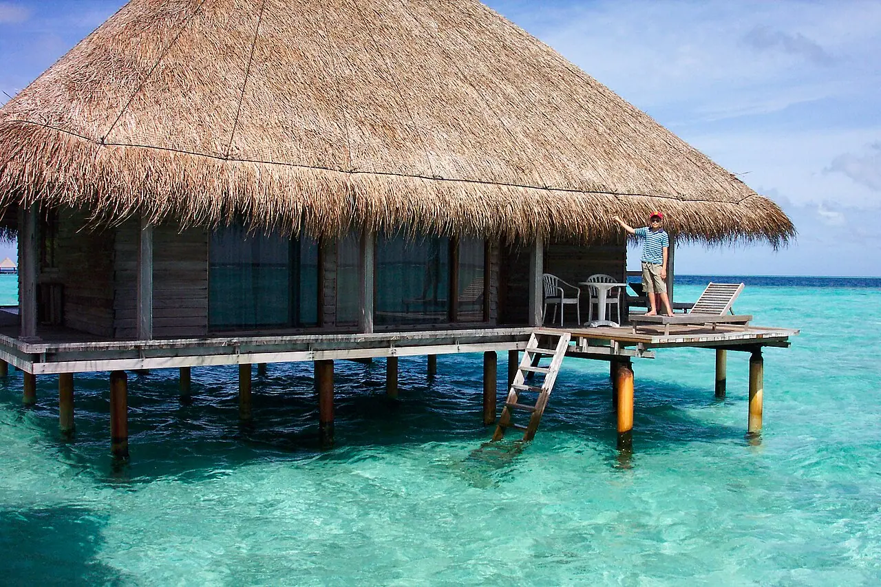 Overwater villa, Maldives